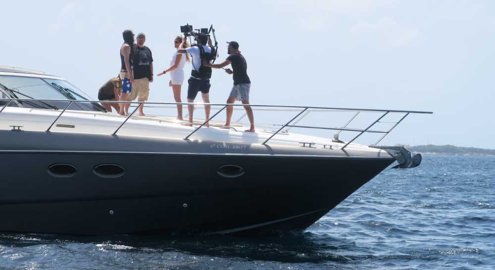 Film Shooting on a Yacht in Mumbai