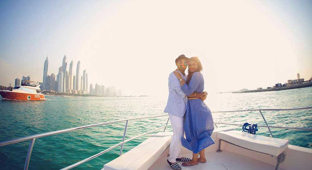 Pre-Wedding Photoshoot on a Yacht in Mumbai